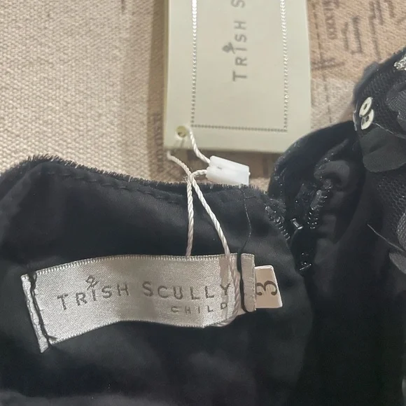 🆕Trish Scully BLACK Princess Dress Size 3 NWT - Picture 8 of 9
